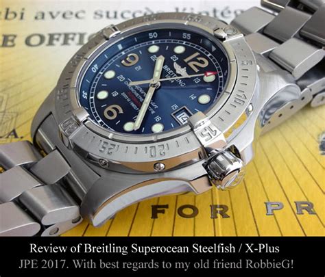 Review of BREITLING Superocean Steelfish / X